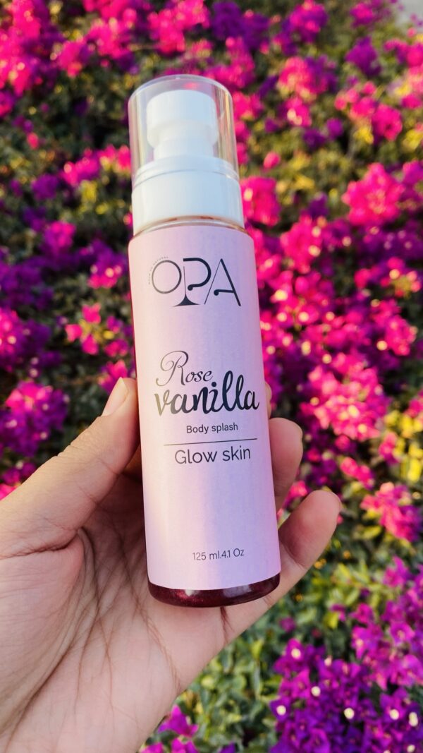 Rose vanilla body splash