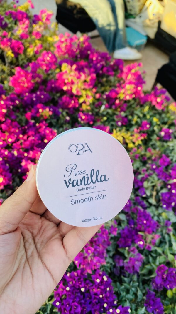 Rose vanilla body butter