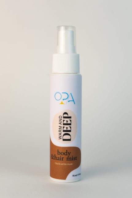 Warm and Deep body and hair mist